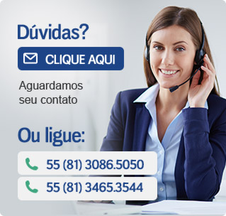 Dúvidas? Ligue agora e fale conosco: (81) 3086-5050 | (81) 3465-3544